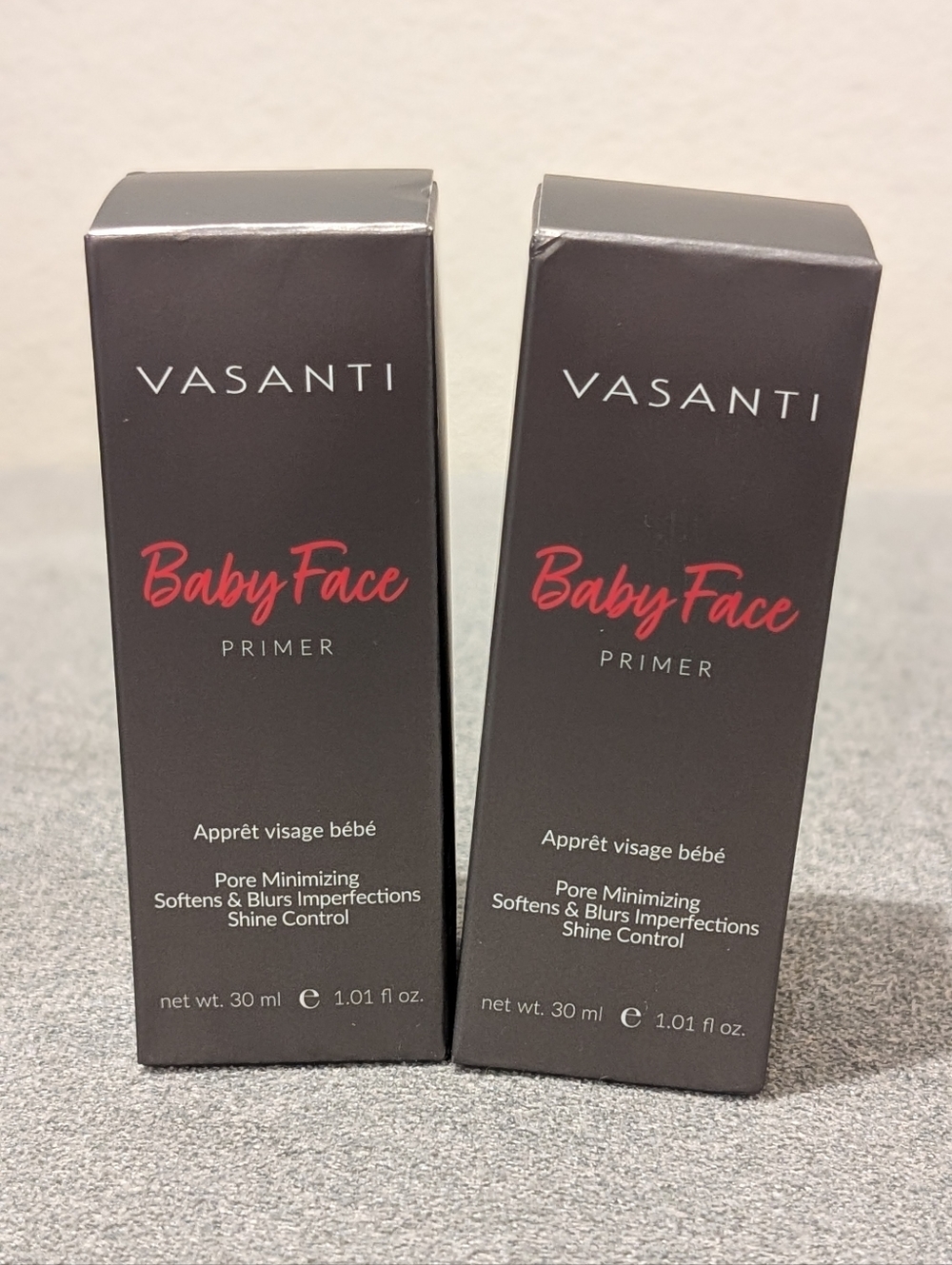 2 Vasanti Cosmetics Baby Face Primer Pore Minimizing Shine Control Vegan New